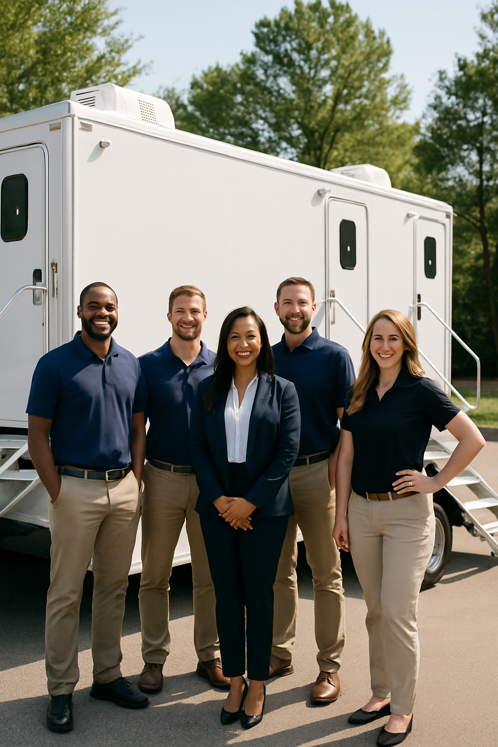 Houston Restroom Trailers team