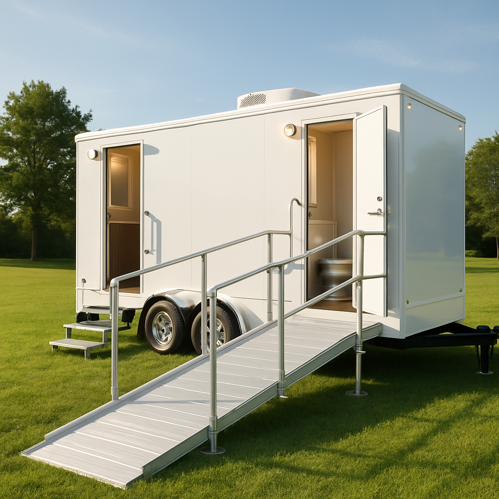 ADA restroom trailers